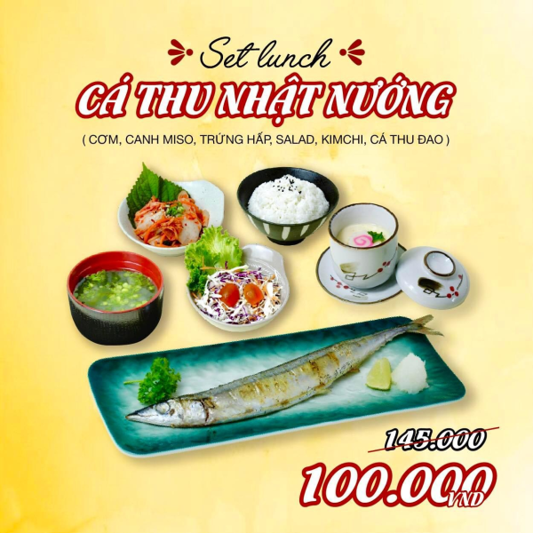 SET CÁ THU NHẬT NƯỚNG