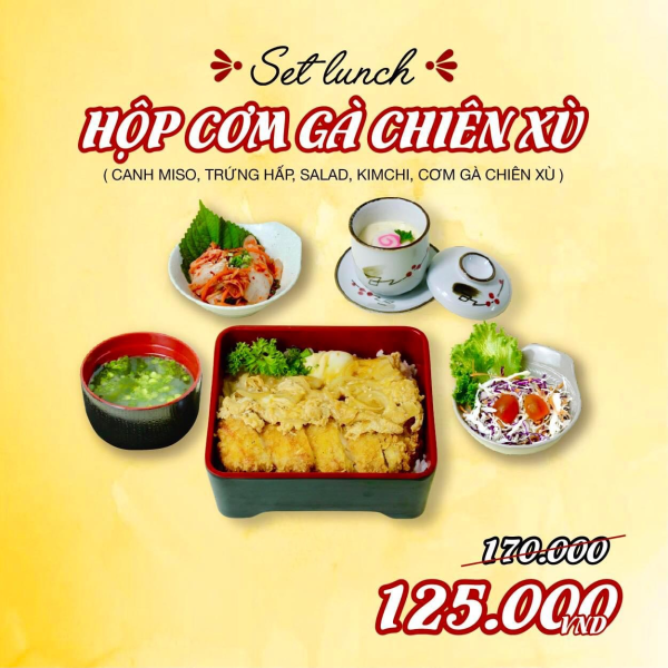 SET  CƠM GÀ CHIÊN XÙ