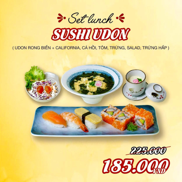SET UDON - SUSHI